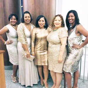 Jacksonville Chapter members on hand for the Golden anniversary included Terri Stepter, Heather Blume-Watson, Kelly Toaston, Candace Thompson and Kia Kemp.