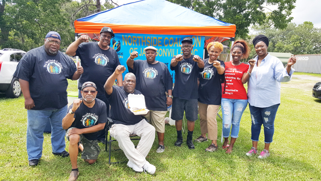 Pictured l-r are members James Davis, Ron Neal, Maury Williams, Essey Howard, Alpha Gaines, Shevonica Howell, Tina Davis. Seated is Joe Ross and Ben Frazier.