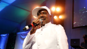 WATER MILL, NY - JULY 26:  Rapper Kurtis Blow performs on stage at the 15th annual Art for Life Gala hosted by Russell and Danny Simmons at Fairview Farms on July 26, 2014 in Water Mill, New York.  (Photo by Brian Ach/Getty Images for Art For Life Gala)