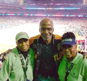 On Sunday, Feb. 5, FAMU Interim President Larry Robinson, Ph.D., and Bob Hayes' sisters Lucille Hester and Georgette Sanders celebrated his legacy and impact at NRG Stadium. 