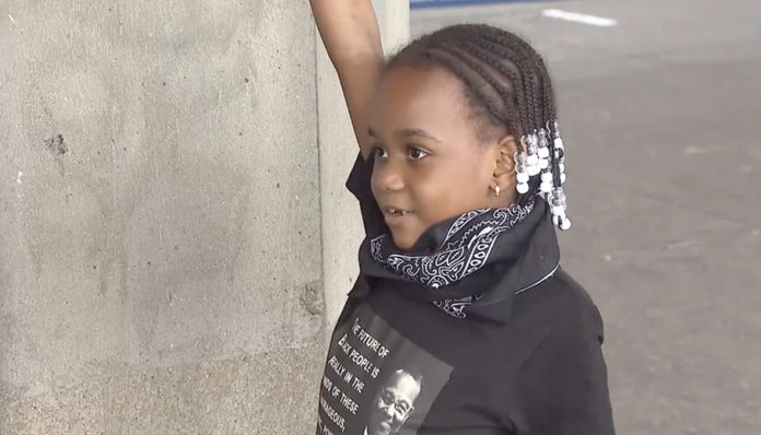 7-Year-Old NY Girl Goes Viral After Marching in Black Lives Matter Protest