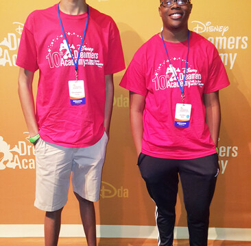 2017 Disney Dreamers Christopher Young and Jordan Mills