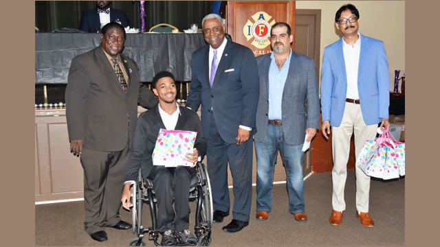 Awardee Jerricho Burroughs
