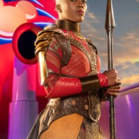 Okoye will make her Disney Cruise Line debut in 2023. Beginning in January, guests on Marvel Day at Sea cruises will train with the fearsome general of the Dora Milaje during a brand-new interactive experience, “Warriors of Wakanda.” Occurring one epic day of a five-night cruise, Marvel Day at Sea features all-day entertainment celebrating the renowned comics, films and animated series of the Marvel universe. (photo composite, Disney)
