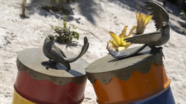 Mabrika Cove is the arrival point for Disney Lookout Cay at Lighthouse Point on the island of Eleuthera in The Bahamas, debuting in June 2024, where guests immediately experience the warmth of Bahamian culture (Kent Phillips, Photographer). © Disney